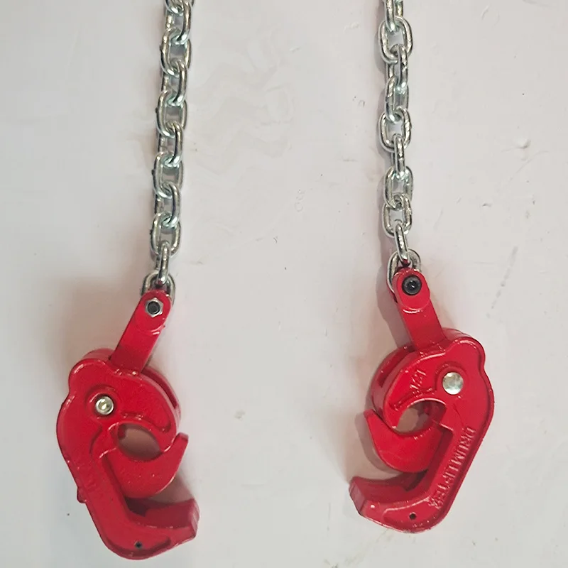 Hoisting Sling 2T 0.5M 2 Chân 2-Móng Vuốt Dây Chuyền Nâng Cho Trống Nâng Kẹp Thùng Thùng Dầu xe Tăng Có Thể Chuyền Sling Nâng Dụng Cụ