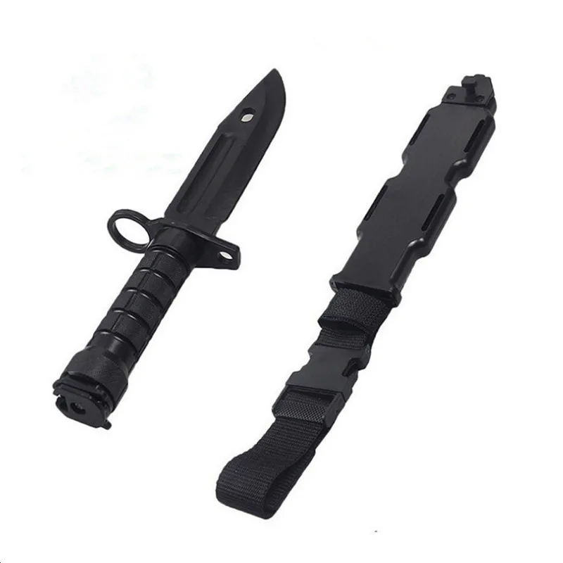 M9 Plastic Knife Tactical Dagger Training Rubber Soft Knife Cosplay Movie And Tv Projects And Decorative Model Knife