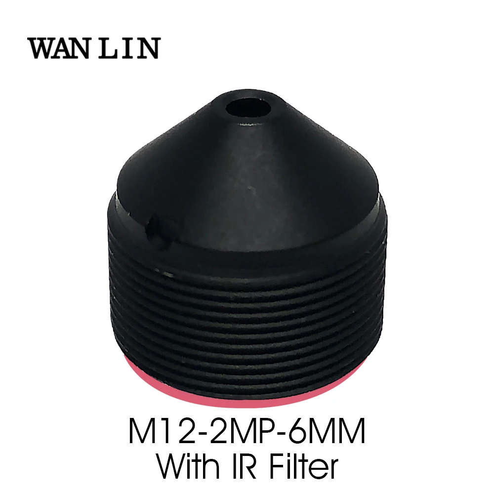 WANLIN 6mm Pinhole lens with IR Filter 2.0Megapixel M12 mount 1/3