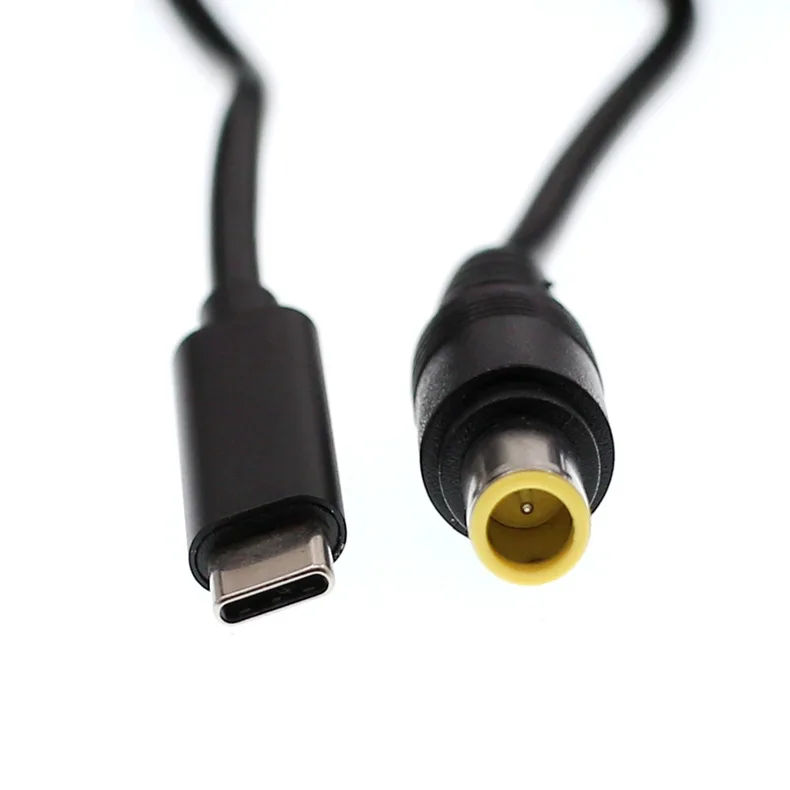 USB 유형 C ~ 7.9*5.5mm 수 플러그 변환기 전원 어댑터 Lenovo Thinkpad X60 T60 T61 X200 X201 X220X230 용 충전 케이블 코드