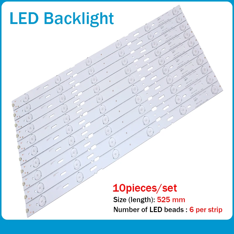 

LED Backlight Strip 6LEDs For Samsung 48"TV LE48A5000 3228N1 2013ARC48 48VLE5421BG B48-LW-5433 A48-LB-6436 LE48A5000 LSC480HN05