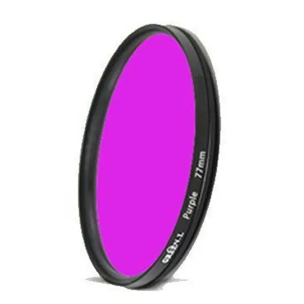 Filtro Colorato In Resina Per Fotocamera | 6 Colori E 13 Misure (37-82mm) | Rosso, Arancione, Giallo, Verde, Blu, Viola