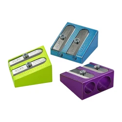 German Kum magnesium metal cutting 8mm / 11mm standard pencil 2-hole high precision elegant cold color pencil sharpener