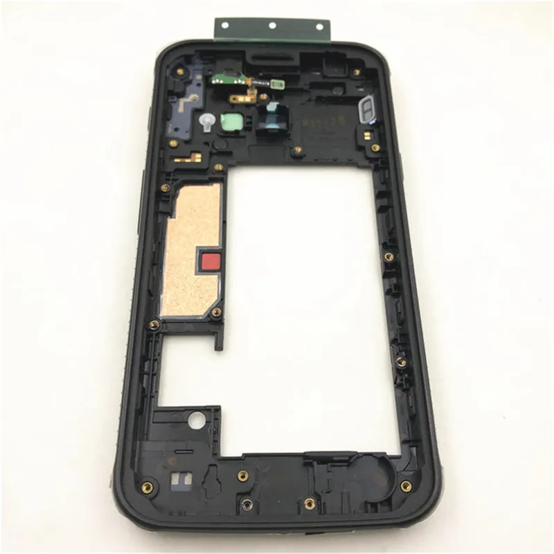 Housing Cover For Samsung Galaxy Xcover 4 G390 SM-G390F Middle Frame Plate+Battery Cover Back Case Waterproof Ring Repair Parts