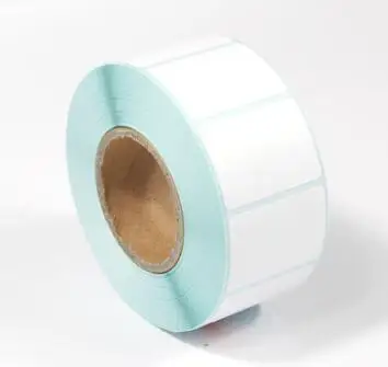 Imagem -05 - Etiqueta de Papel Térmico de Impressão Direta Branca Etiqueta Branca em Branco para Código de Barras Preço Tag no Rolo 20 mm 30 mm 40 mm 50 mm