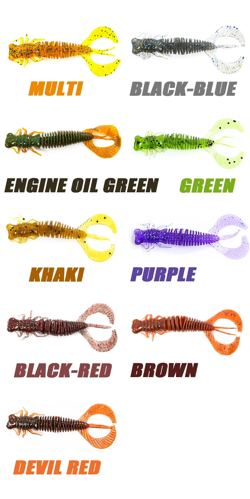 B&U Larva Soft Fishing Lures Artificial Lures Silicone Wobblers For Pike Swimbait Jigging Plastic Baits Worm