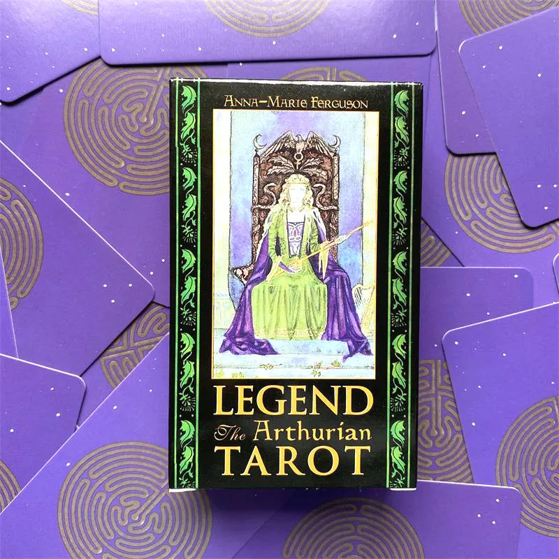 For The Legend Arthurian Tarot Cards English PDF Guidebook A 78 Tarot Deck Board Game Fate Divination for Adult Family  Gift