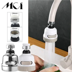 Mci 3 tryby kran Aerator ruchoma elastyczna głowica prysznicowa prysznic rozproszona obrotowa dysza regulowana Booster akcesoria do kranów