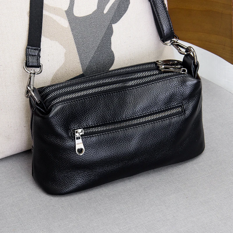 100% Genuine Leather Shoulder Bag Women's Luxury Handbags Fashion Crossbody Bags For Women Female Totes Bag Cowhide Purse