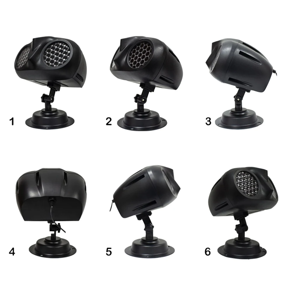 Projecteur binoculaire LED avec télécommande, imperméable, éclairage d'extérieur, paysage de noël