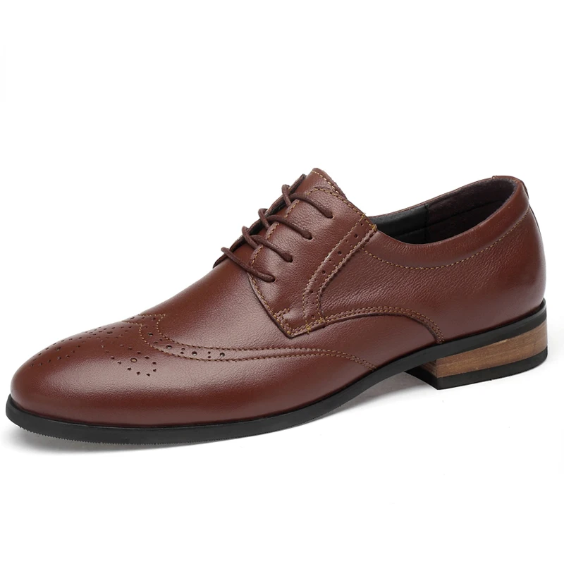 Genuine leather oxford shoes for men classic Formal shoes Men Dress shoes Plus size 47 Leather shoes men Business shoes