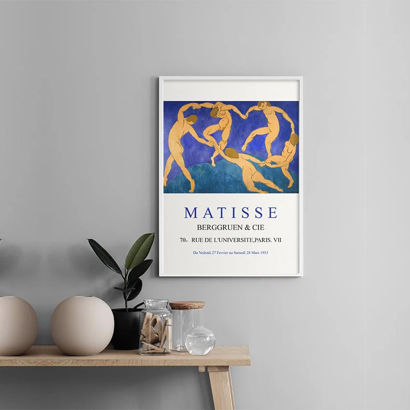 Matisse Colorful Leaf Abstract Dancer Wall Art Canvas Painting Nordic Posters And Prints Wall Pictures For Living Room Decor