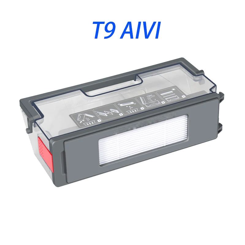 Original ECOVACS Deebot OZMO T8 T8 AIVI T9, T9 MAX T9 Power T9 T9 AIVI Dust Box Assembly or Auto Empty Station Cleaner Spare Par