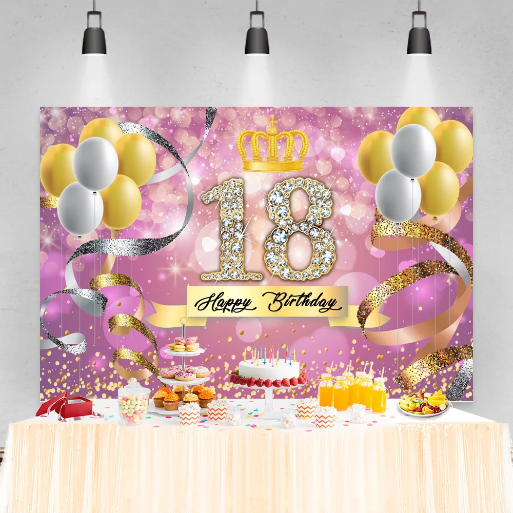 Laeacco بالونات وردية ديكور لحفلات أعياد الميلاد ، خلفية مصورة ، خلفية لافتة مخصصة لاستوديو الصور