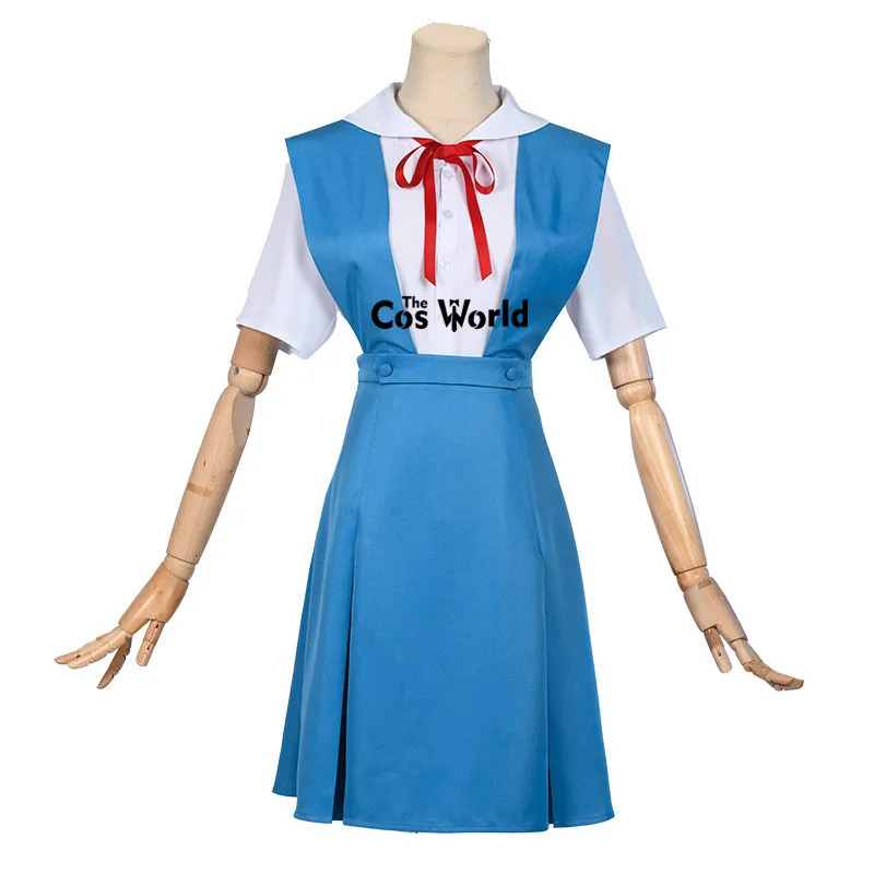 EVA Ayanami Rei Asuka Langley Soryu School Uniform Dress Outfit Anime Customize Cosplay Costumes image 6