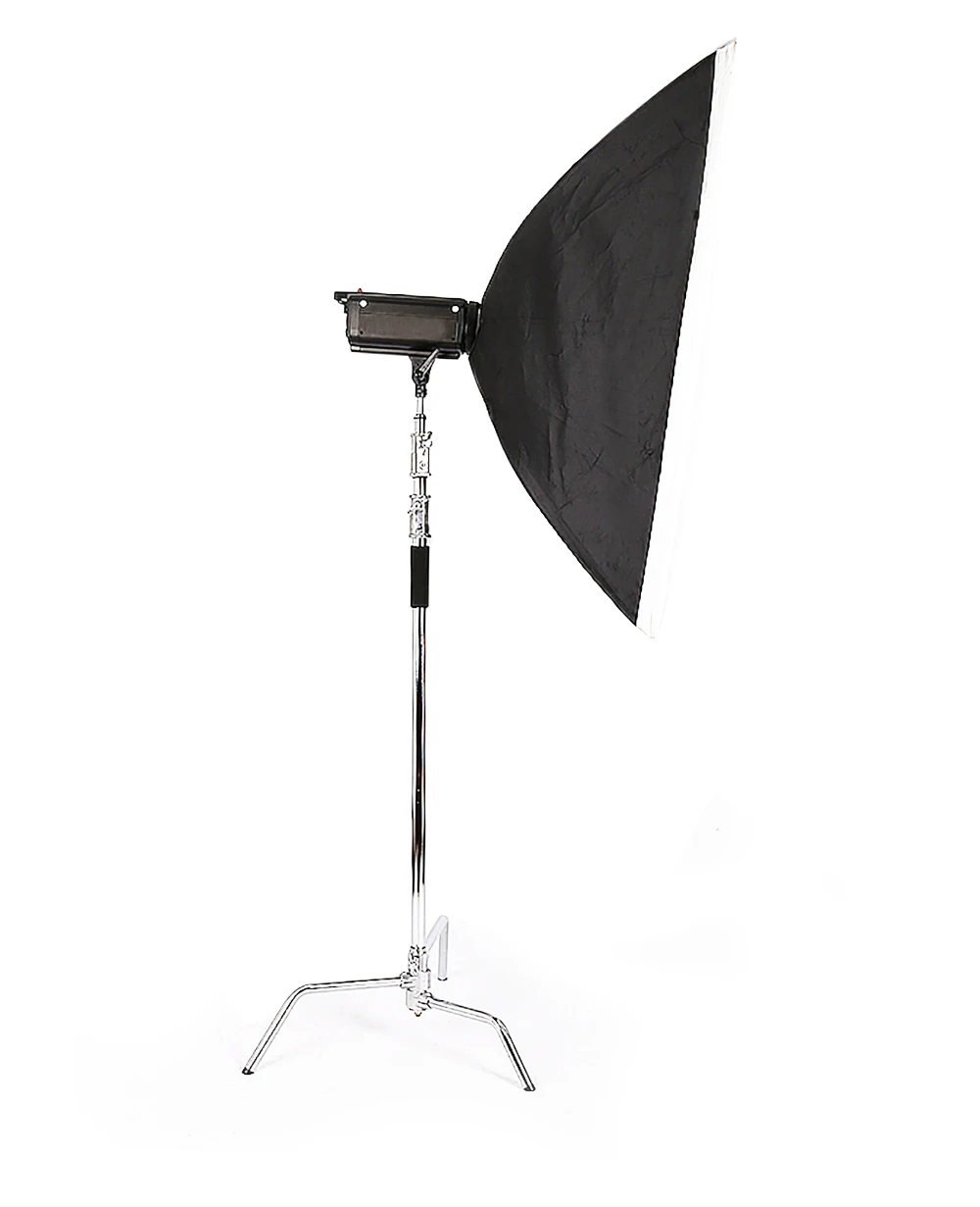 260cm Stainless Photography Tripod C-stand Light Stand 100% Metal 8.53ft With Boom Arm Professional For Photo Studio Softbox