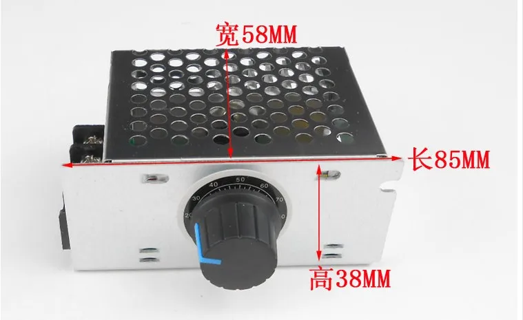 Régulateur de tension électronique en silicium haute puissance, 4000W, moteur à gradation, réglage de la vitesse, réglage de la température