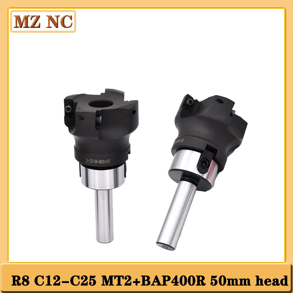 1set C12 C16 C20 FMB22 tool holder+400R 50mm cutter head Face Milling Arbor shell end mill rod adaptor cnc machine milling tool