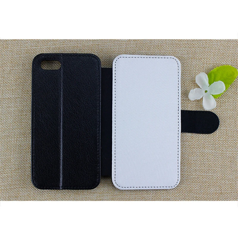 

50 pcs For iPhone 11 pro max Sublimation Leather Case Black Blank Heat Press PC+leather Wallet Cover for iPhone X XS