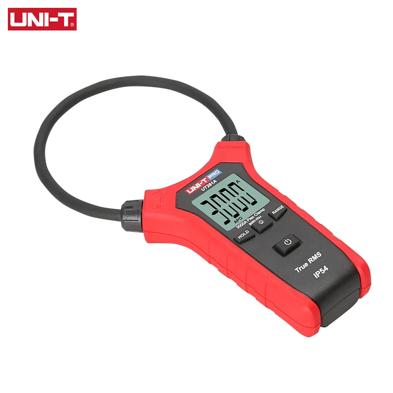 UNI-T UT281E Professional Digital Flexible Clamp Meter True RMS AC Current Pliers Voltage Tester Ammeter Electric Instruments