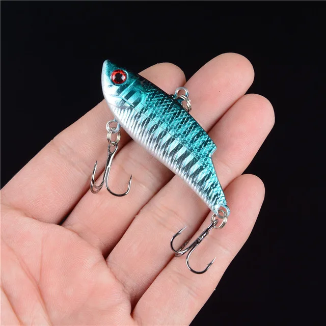 1pcs Fishing Lure Winter VIB Spoon Bait 57mm 10g Hard Crankbait Wobbler  Isca Artificial Peche Salmo for Fishing