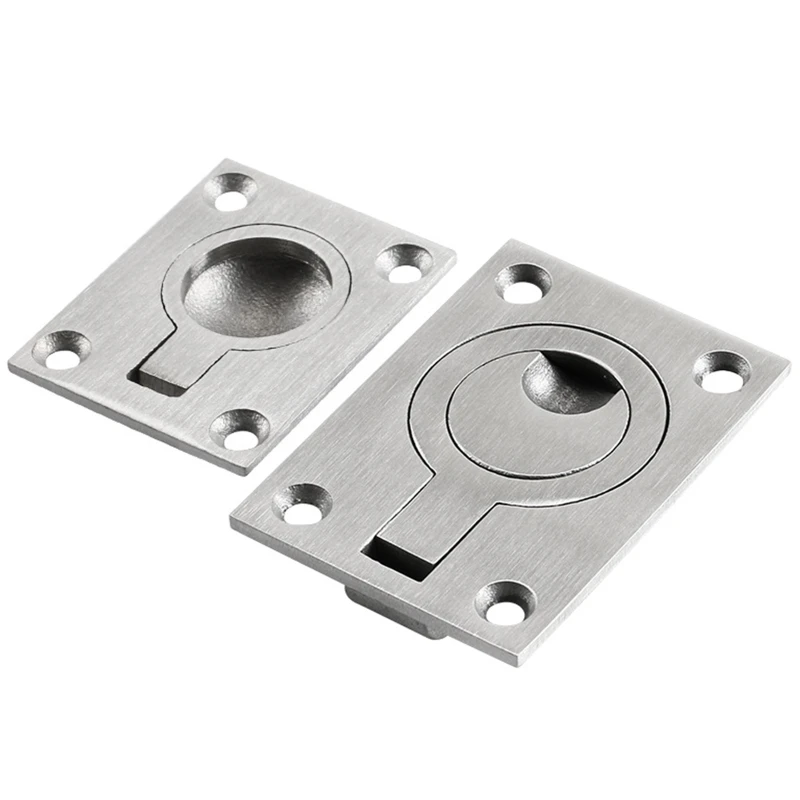 

Durable Stainless Steel Marine Boat Deck Hatch Door Knobs Handles Pull Ring for Yacht RV Boating Equipment