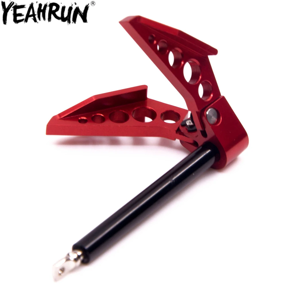 YEAHRUN Metal Trailer Anchor Rescue Hook Ground Anchor for 1/10 RC Crawler Axial SCX10 90046 90047 TRX4 TRX6 D90 D110 VS4-10