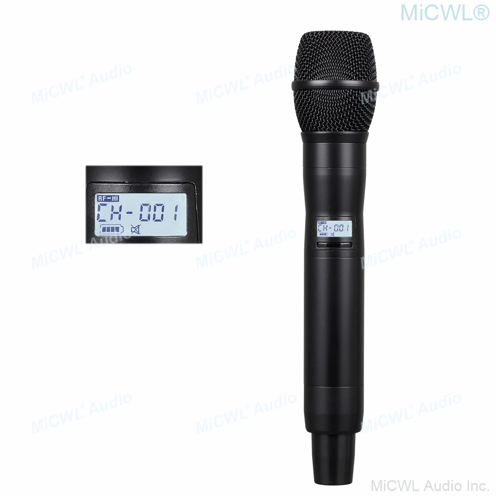 ULXD Digital Wireless Microphone System Black Beta87 2 Handheld True Diversity Microphones wide range of wireless transmission