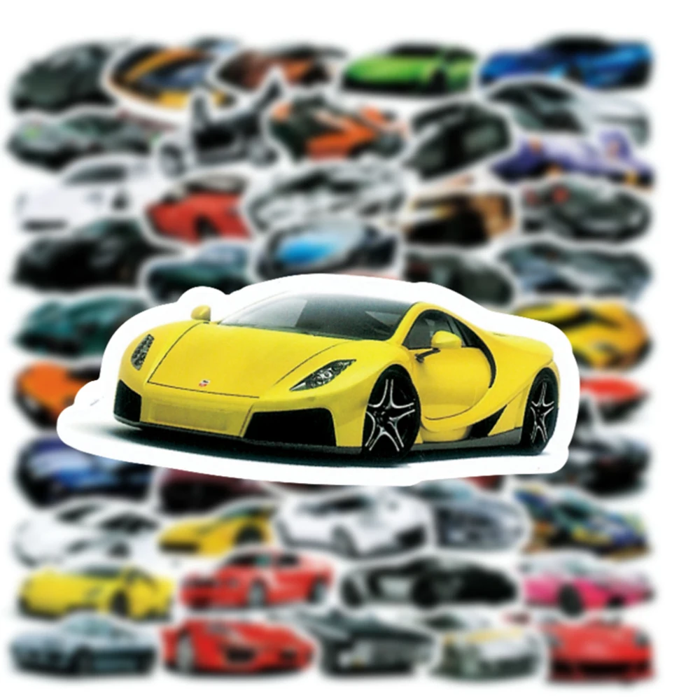 10/30/50PCS Cool JDM Retrofit Racing Car Graffiti Stickers Anime Car Travel Luggage Phone Fridge Laptop Waterproof Cool Sticker