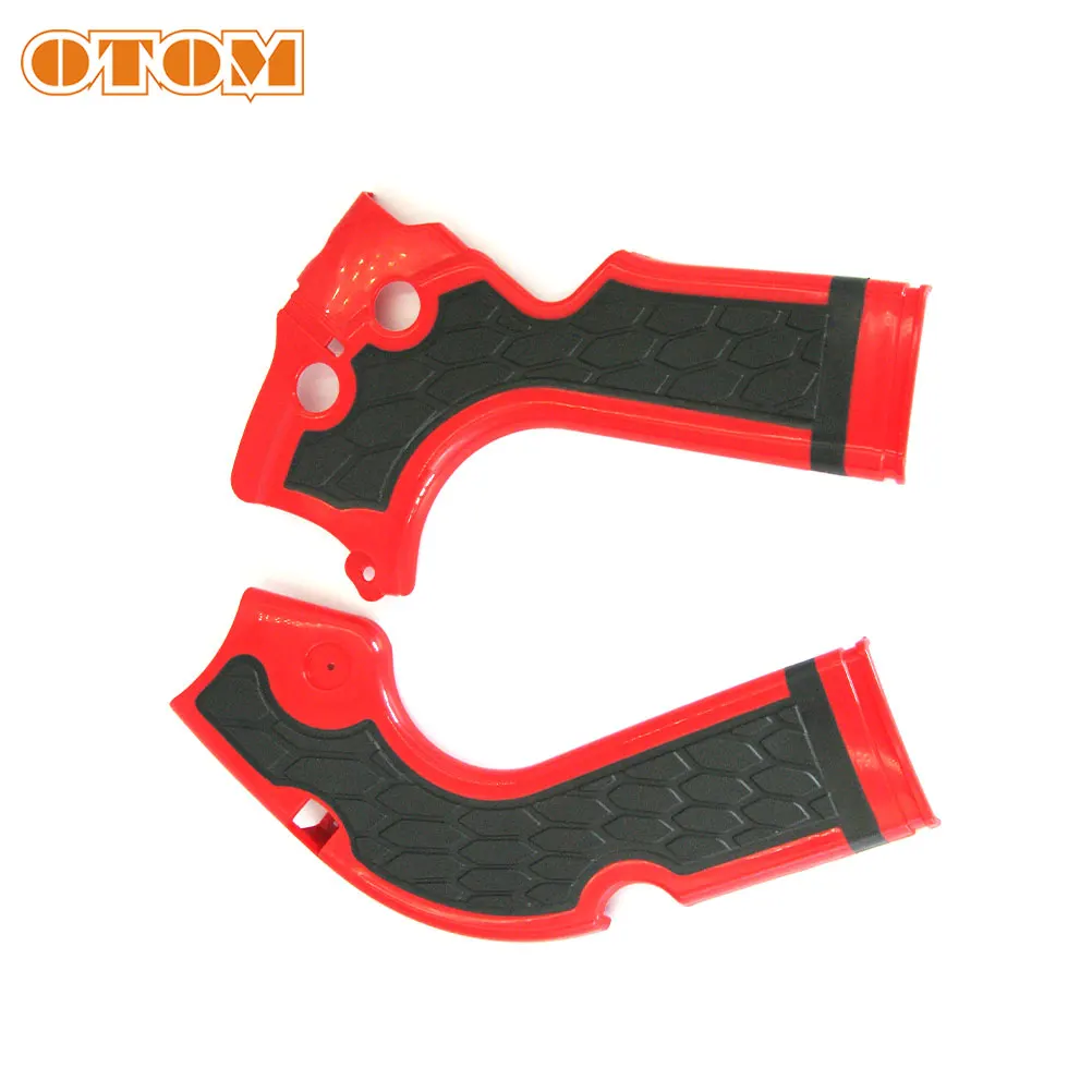 OTOM 3 Color Motorcycle Frame Guard Protection Cover Dirt Bike Motocross X-Grip Frame Guards For HONDA CRF250R 14-17 CRF450R 13-