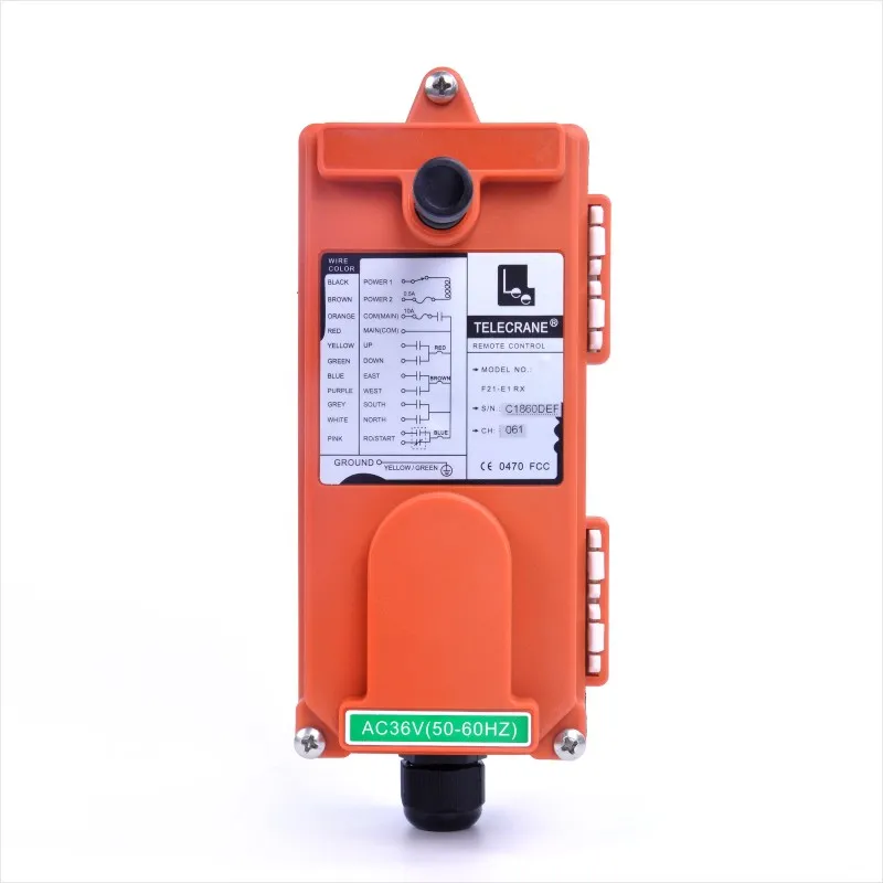 Universal F21-E1 Remote Control Wireless remote control for Hoist Crane 2 transmitters 1receiver