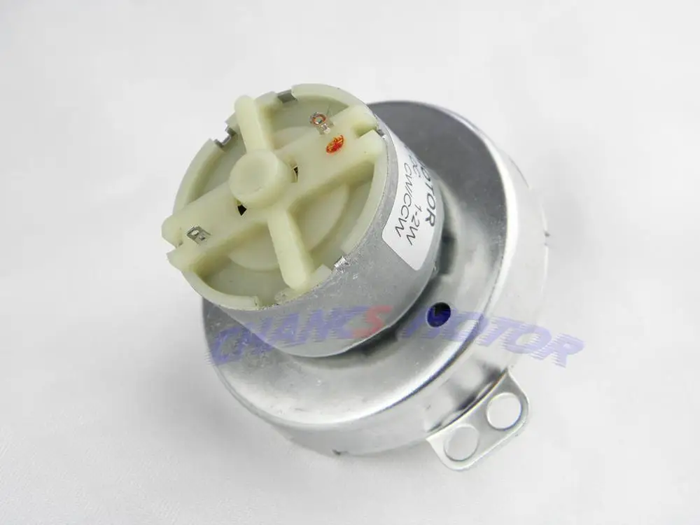 DC มอเตอร์เกียร์ JS-50แปรงมอเตอร์ DC 12V 10Rpm แรงบิดขนาดใหญ่หมุนขาตั้งจอแสดงผล Dedicated