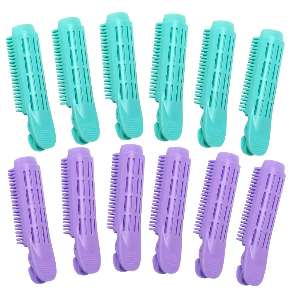 

12Pcs Volumizing Hair Root Clip - Natural Fluffy Hair Curlers Rollers Clips - DIY Fluffy Clamps Rollers Hair Styling Tool