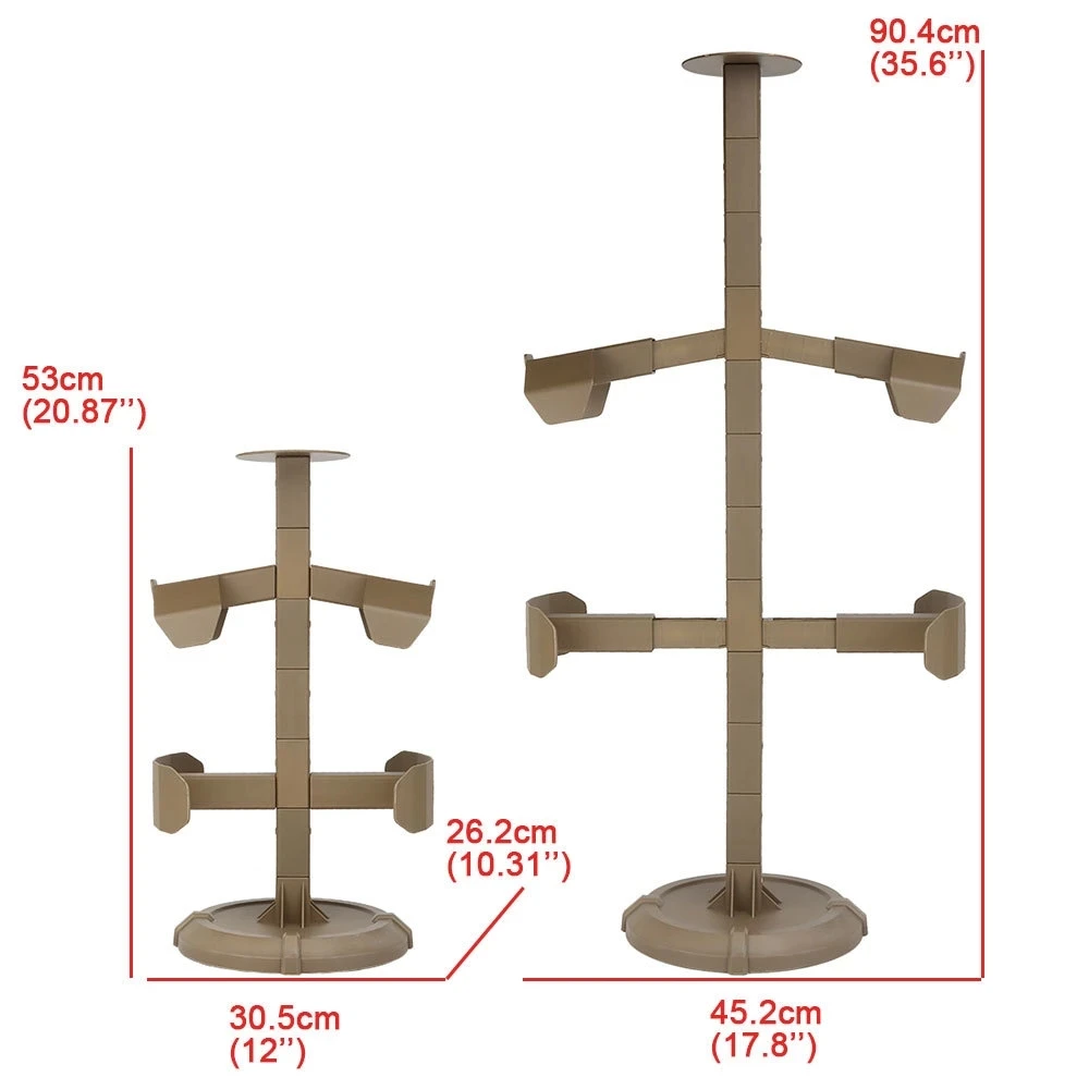 Tactical Equipment Display Stand High Quality Nylon Rack  Gear Stand Vest Helmet Display Plate