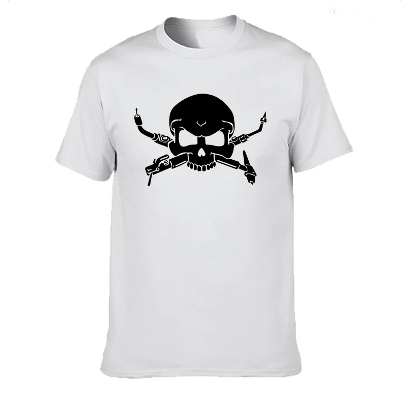 Interesting Welders Skull Funny T Shirt Casual Cotton Summer Short Sleeve T-shirt Mans Tshirt Men tops tee