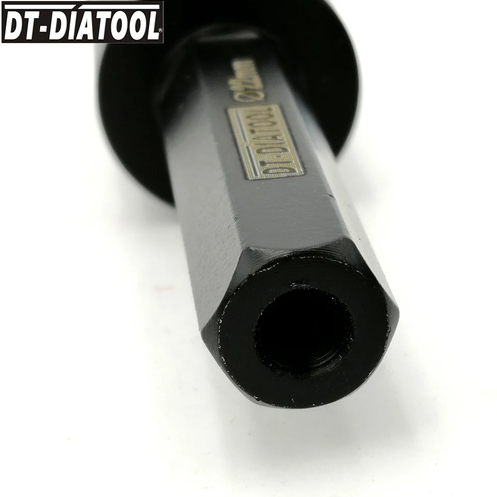 Tige hexagonale brasée sous vide, DT-DIATOOL Dia 22mm, noyau de forage en diamant, granit marbre, scie à trous en céramique, carrelage à sec