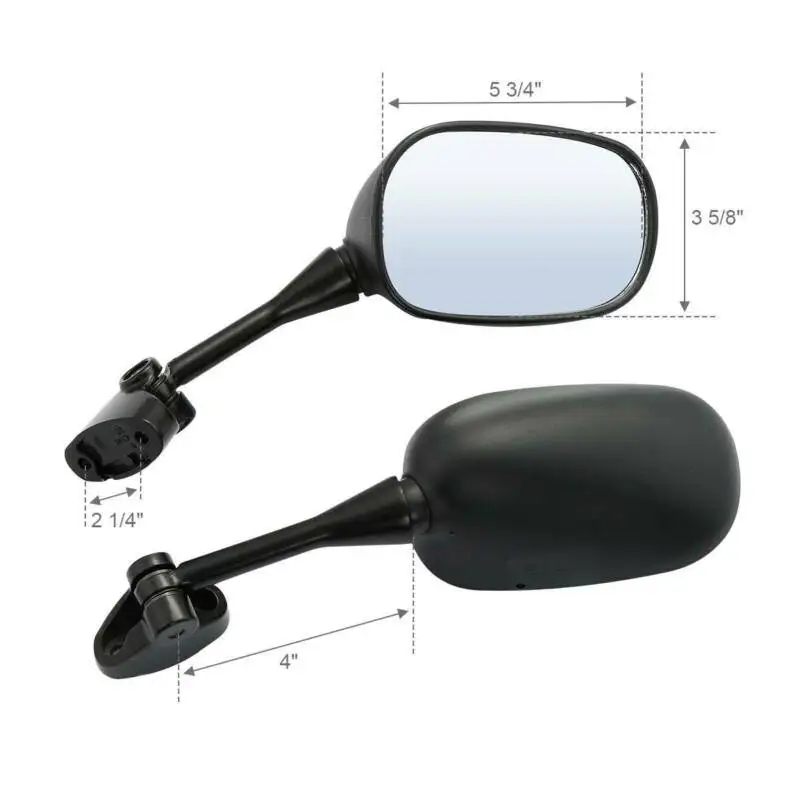 Motorcycle Side Rear View Side Mirror For HONDA VFR800 VFR 800 FI V-TEC 2002-2008 Left Right