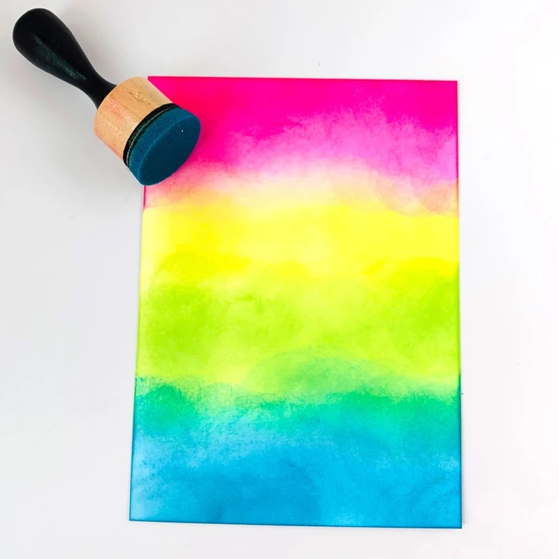 Mini-Tintenmischwerkzeuge mit runden Schaumstoffen für DIY-Scrapbooking-Bastelarbeiten, zum Auftragen von Tinten und Farben durch Schablonen, für die Herstellung von Fotoalben. – Detail 15