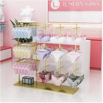 

Panty Nakajima Frame Golden Underwear Display Stand