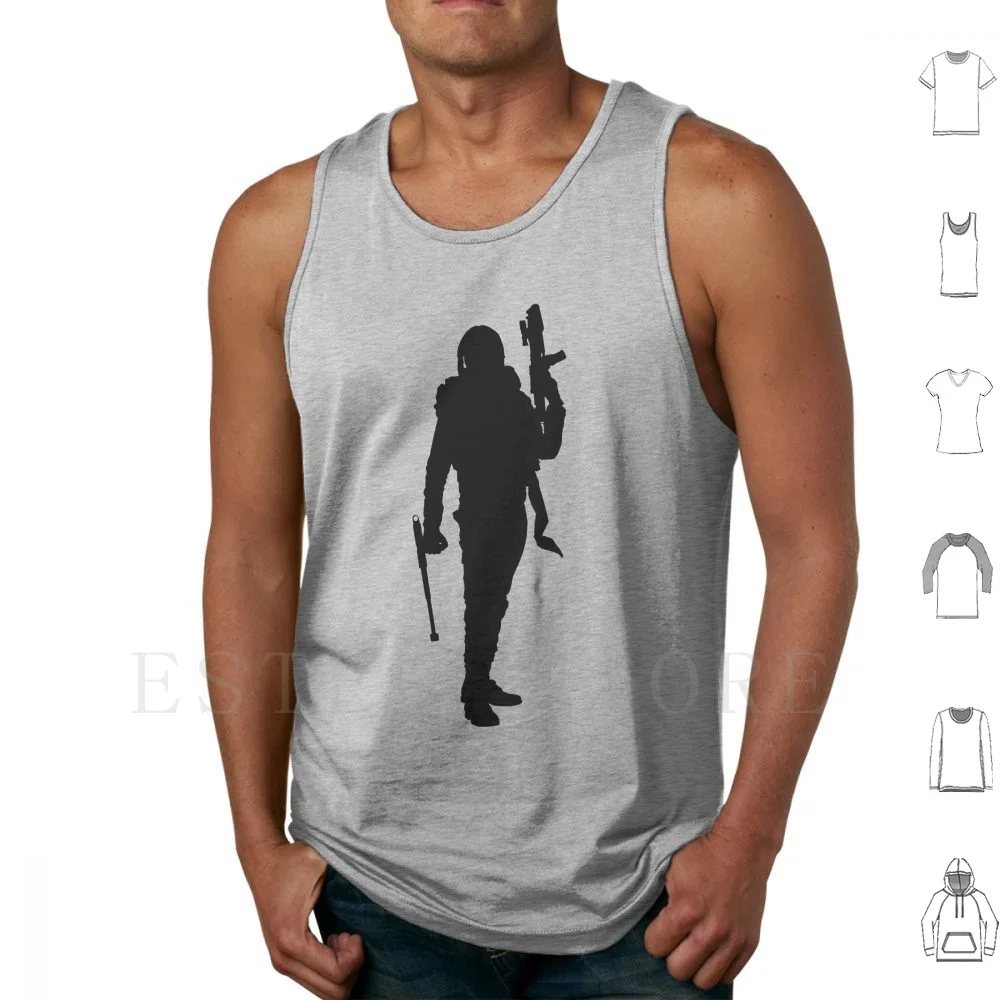 Camisetas sin mangas con silueta armada de Jyn Erso, chaleco Jyn Erso Rogue One Rogue One A Story Rogue One Rogue 1 Jyn Erso Felicity Jones