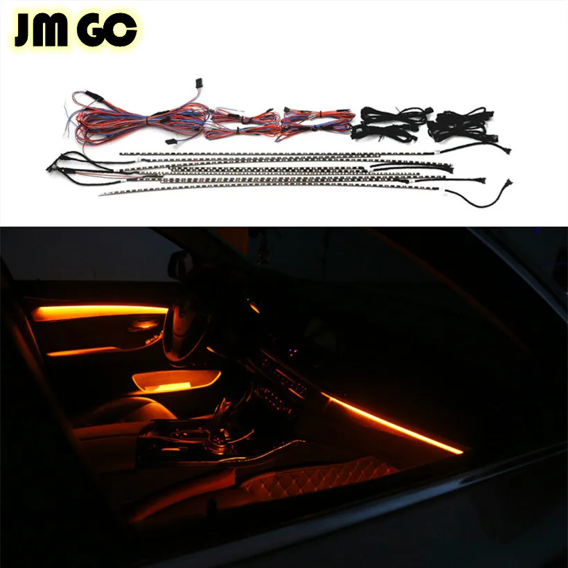 

Car LED suitable for BMW F06 F12 F13 G32 8/11-color ambient light, ABS door light bar, instrument light, original installation