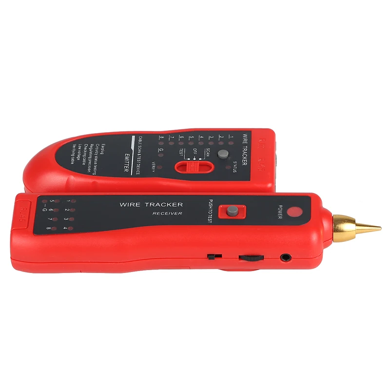 RJ11 RJ45 Cat5 Cat6 Telephone Wire Tracker Tracer Toner Ethernet LAN Network Cable Tester Detector Line Finder