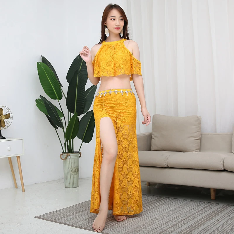 Mới 2019 Luyện Tập Vũ Đạo Múa Bụng Quần Áo Nữ Dài Váy Phù Hợp Với Phương Đông Vũ Điệu Phù Hợp Với Mùa Hè Phù Hợp Với Vũ Điệu Phong Tục # DP0028