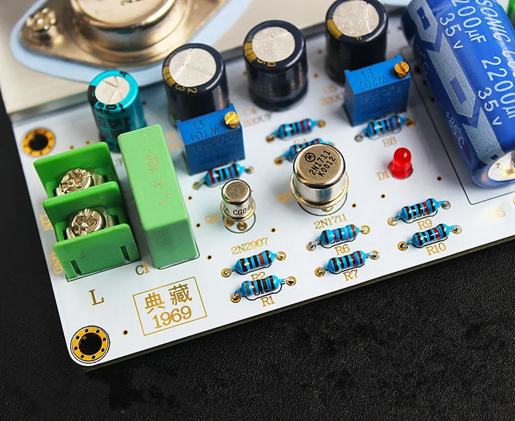 2 PCS Hifi JLH 1969 Amplifier Audio Class A Power Amplifier Board Stereo High Quality For 3-8 inch Full Range Speakers