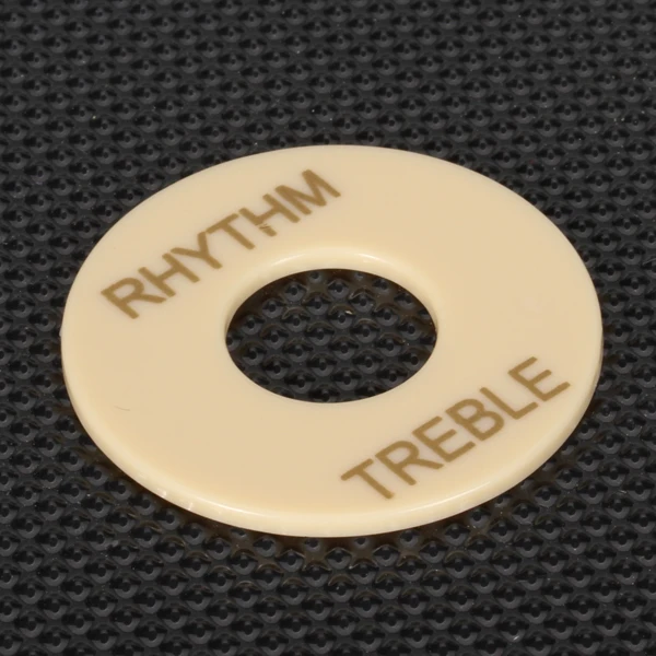 Tooyful Durable ABS Rhythm Treble Switch Plate Part Fits for LP Les Paul Type Guitar Parts Accessories