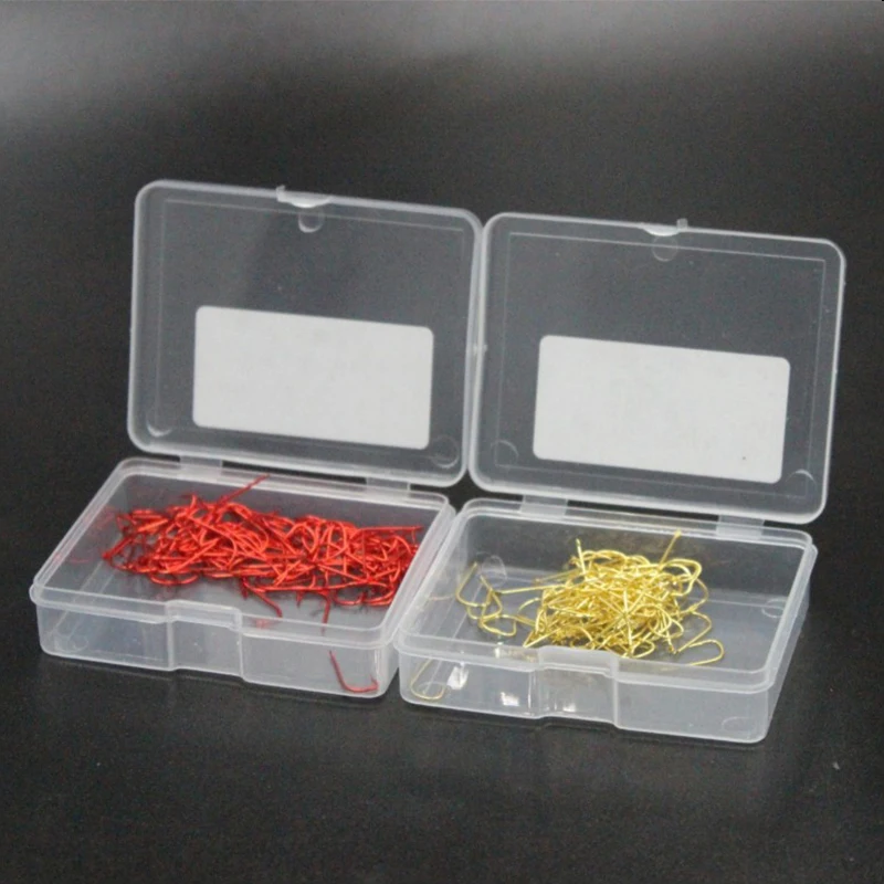 DYGYGYFZ 100pcs/box Barbed Fishing Hooks Set High Carbon Steel Single Carp Fishhook Jig Fly Fishing Hook Sea Tackle Accessories