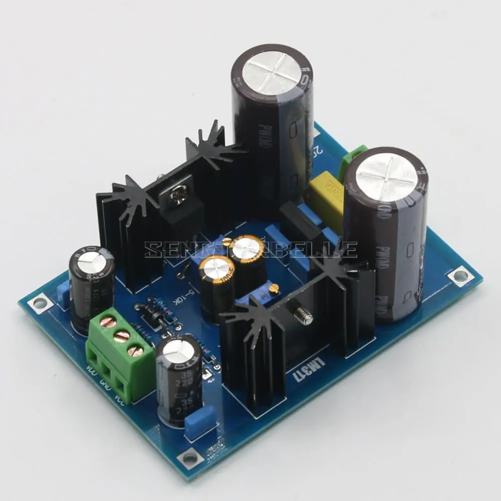 LM317 LM337 Output Voltage Adjustable Filter Regulated Power Supply Finished Board HiFi DIY Kit