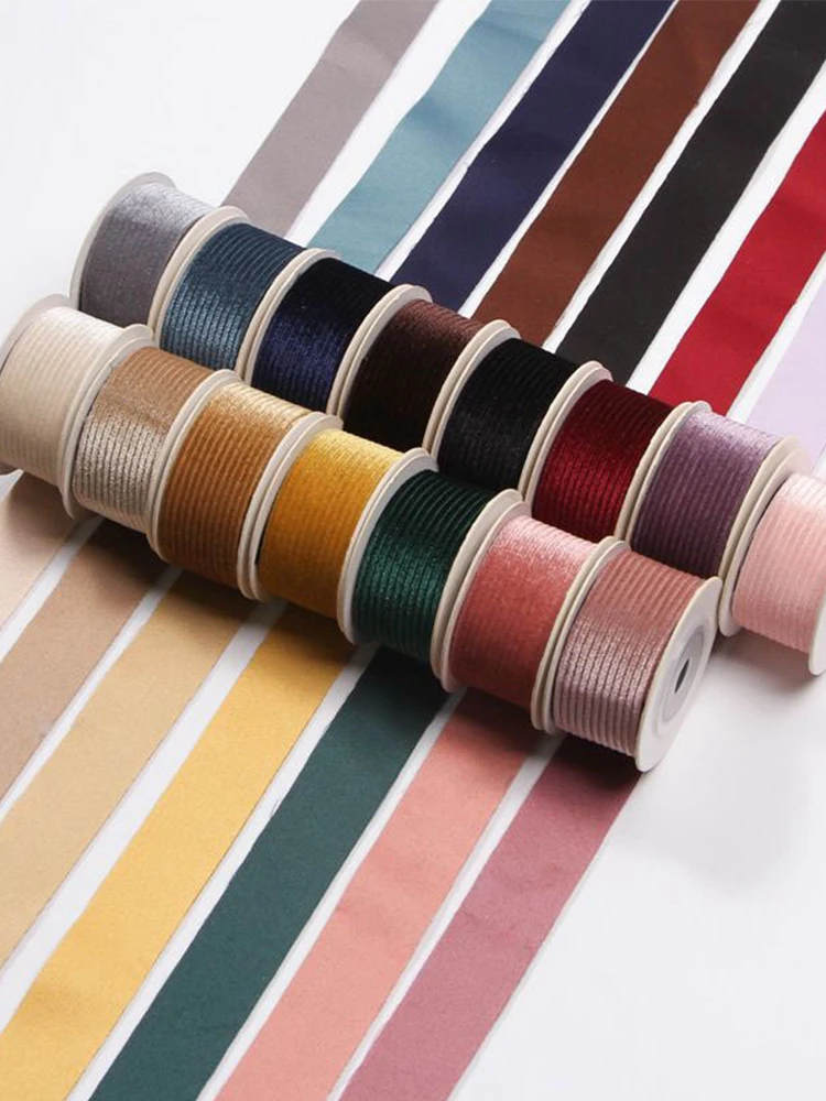 10 Yards Flauschband 25MM 38MM Cordband für Haarschleifen DIY-Handwerk Handgefertigte Accessoires M2021101202 – Detail 2