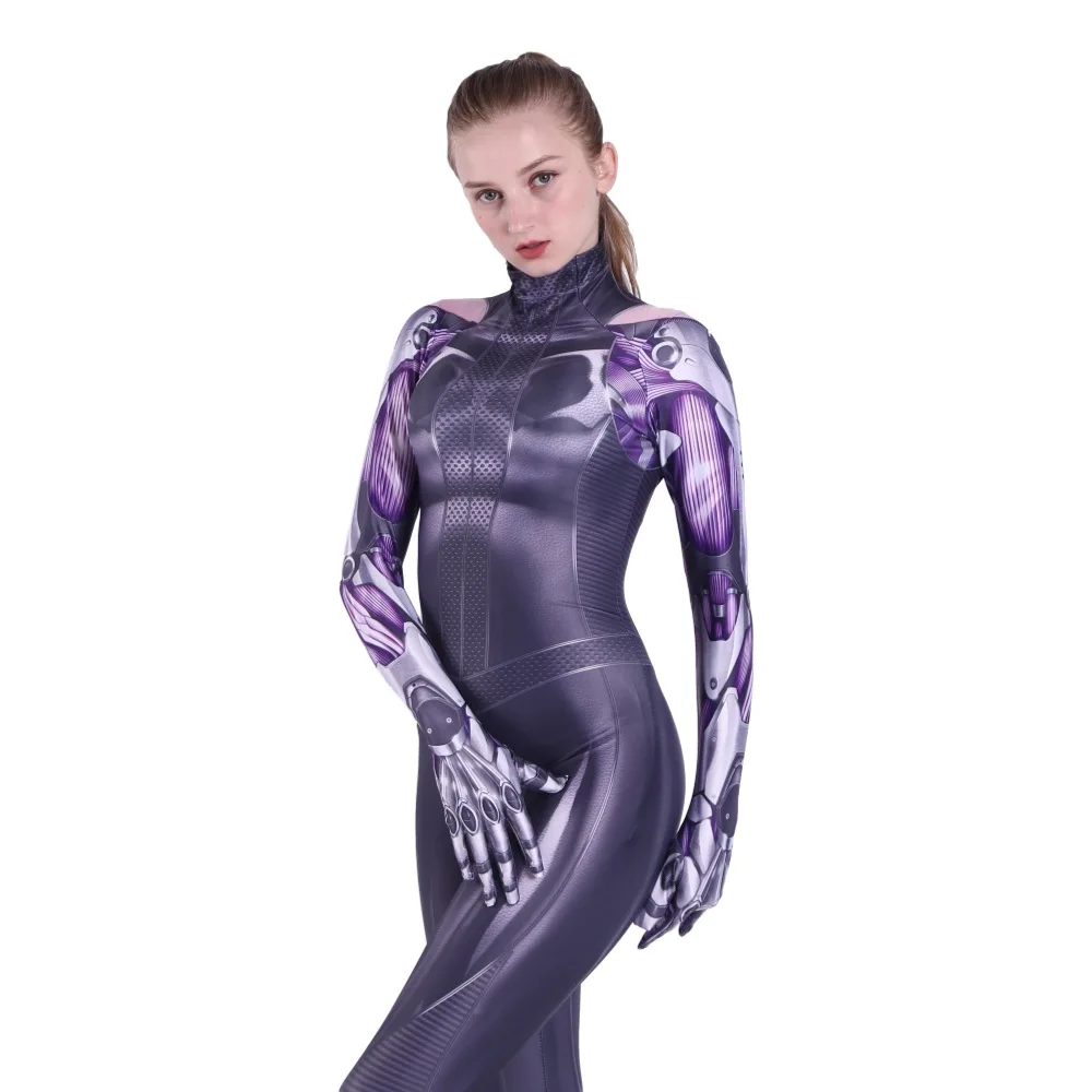 Battle Angel Alita Costume Cosplay Women Girls Zentai Suit Spandex Zentai Halloween Costumes Superhero for Adults Kids