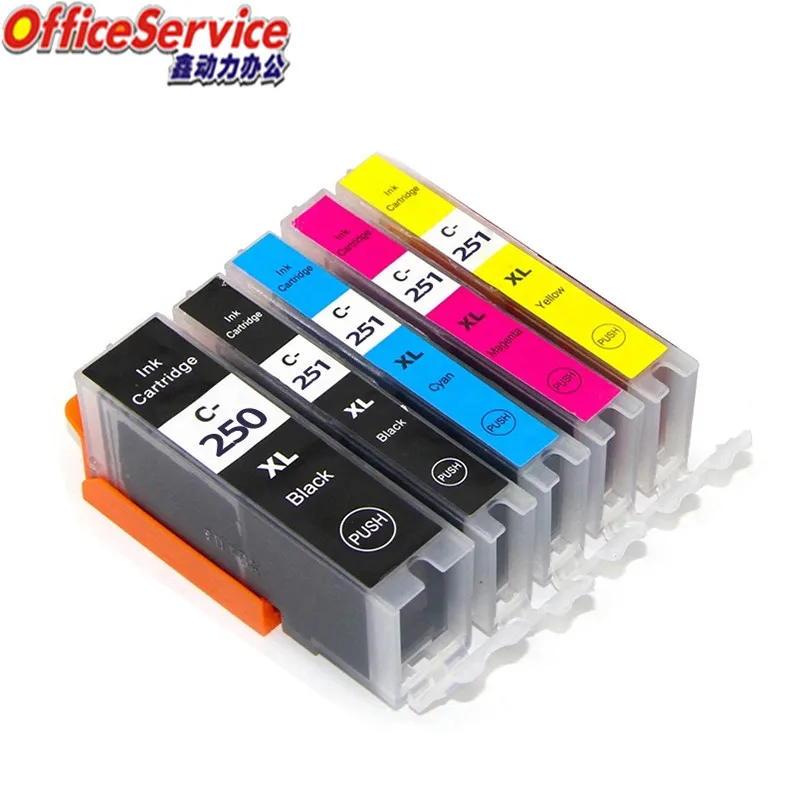 

PGI-250 CLI-251 ink Cartridge Compatible For Canon MG5522 MG5620 MG6620 IP7220 MX722 MX922 IX6820 MG5420 MG5422 MG5520 printer